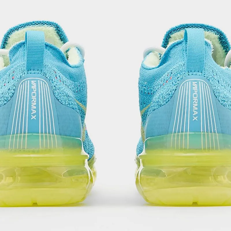 Nike Men's Air Vapormax 2023 Flyknit Shoes - Baltic Blue / Citron Tint / Green Abyss Jon Jones Shoes Nike