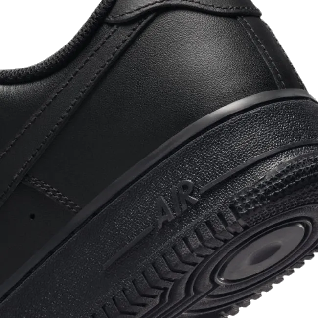 Nike Men's Air Force 1 '07 Shoes - Black Nike Airforce Shoes