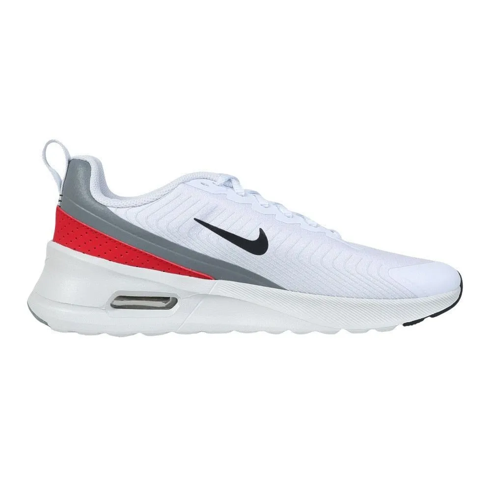 Nike Men's Air Max Nuaxis Shoes - Football Grey / Black / White / Gym Red Diamond Turf Nike Shoes