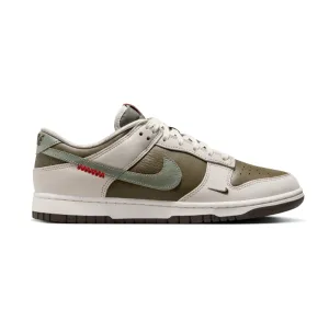 Nike Men's Dunk Low Retro Year Of The Snake Shoes - Medium Olive / Jade Horizon / Sail / Ironstone / University Red Nike Foam Shoe