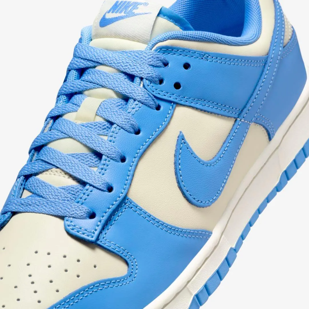 Custom Nike Cortez Shoes Nike Men's Dunk Low Shoes - Coconut Milk / University Blue / Gym Red / Sail / White
