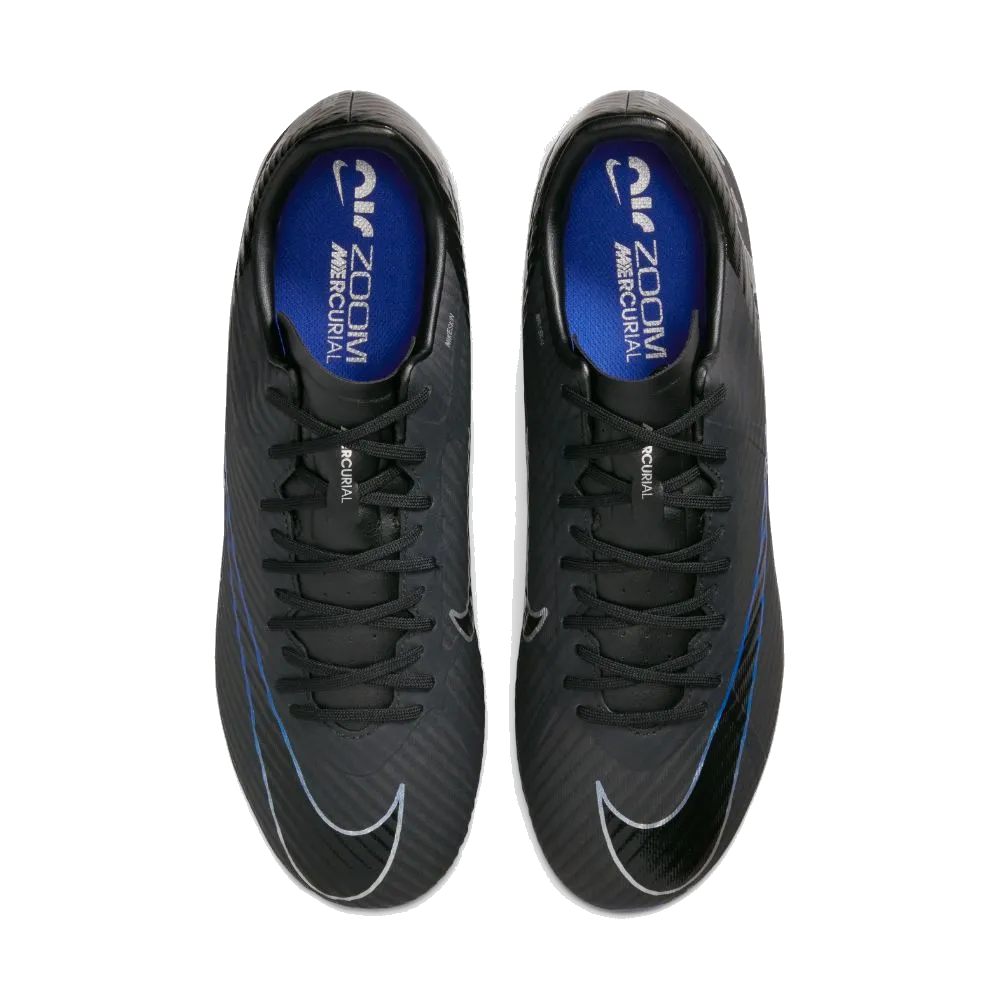 Nike Men's Mercurial Vapor 15 Academy Soccer Shoes - Black / Chrome / Hyper Royal Nike Olympics Shoes