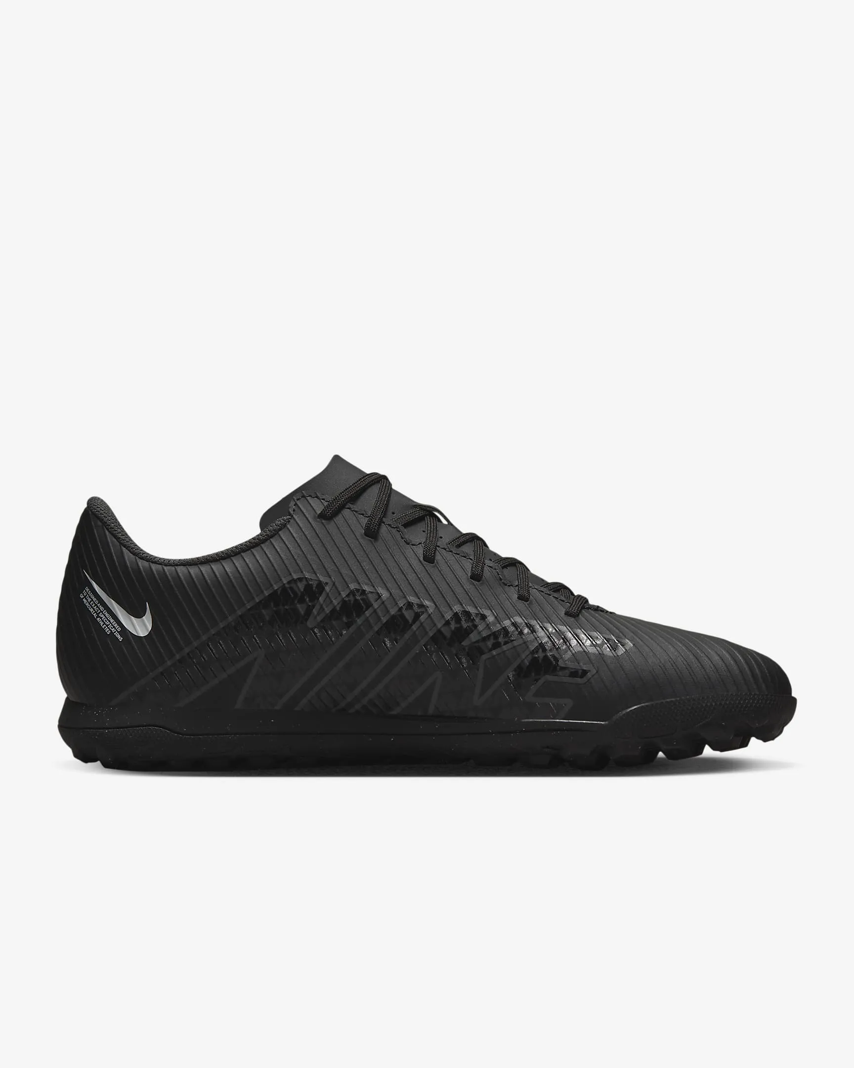 Nike Men's Mercurial Vapor 15 Club Soccer Shoes - Black / Summit White / Volt / Dark Smoke Grey Nike Soccer Shoes Mercurial Superfly