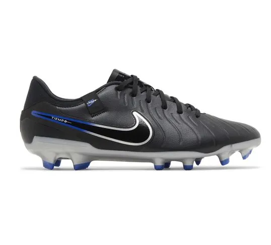Nike Men's Tiempo Legend 10 Academy Soccer Shoes - Black / Chrome / Hyper Royal New Nike Shoes 2024