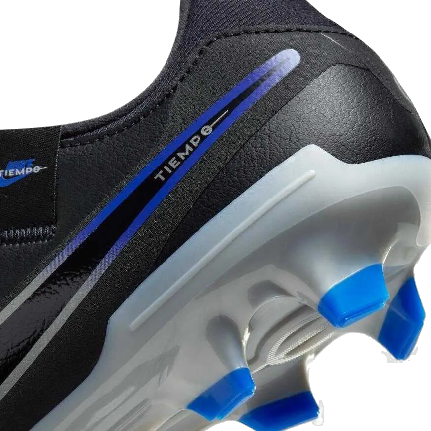 Mickey Mouse Nike Shoes Nike Men's Tiempo Legend 10 Academy Soccer Shoes - Black / Chrome / Hyper Royal
