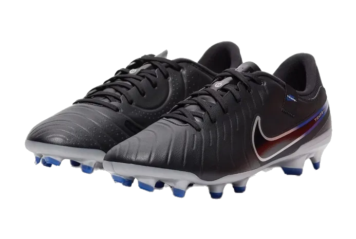 Nike Men's Tiempo Legend 10 Academy Soccer Shoes - Black / Chrome / Hyper Royal Style With Nike Shoes