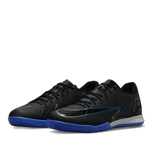 Nike High Top Gym Shoes Nike Men's Zoom Mercurial Vapor 15 Academy Soccer Shoes - Black / Blue