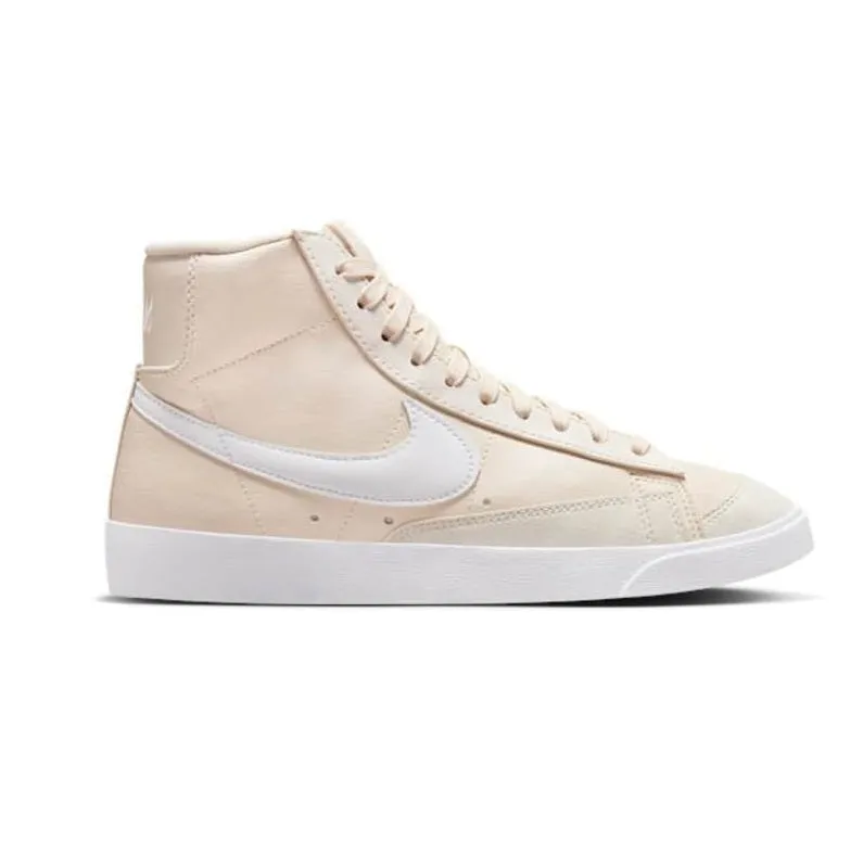 Cycling Nike Shoes Nike Women's Blazer Mid '77 Shoes - Light Orewood Brown / Volt / Black / White