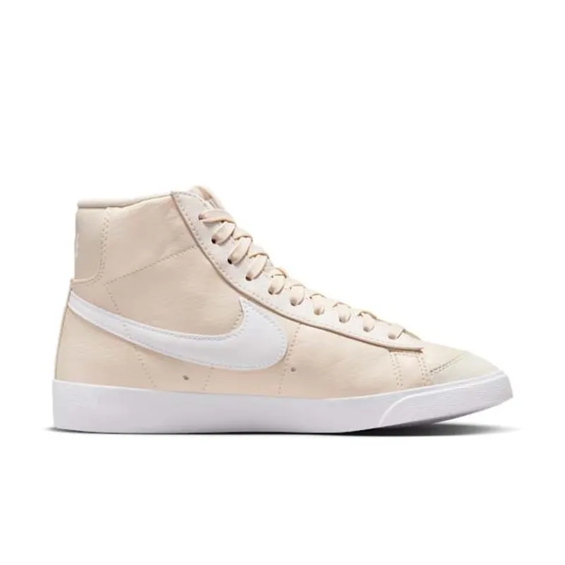 Nike Women's Blazer Mid '77 Shoes - Light Orewood Brown / Volt / Black / White Nike Air Raid Shoes