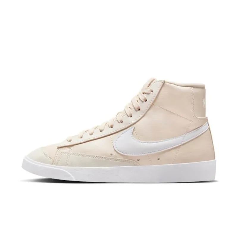 Nike Women's Blazer Mid '77 Shoes - Light Orewood Brown / Volt / Black / White Nike Shoes Nba Players