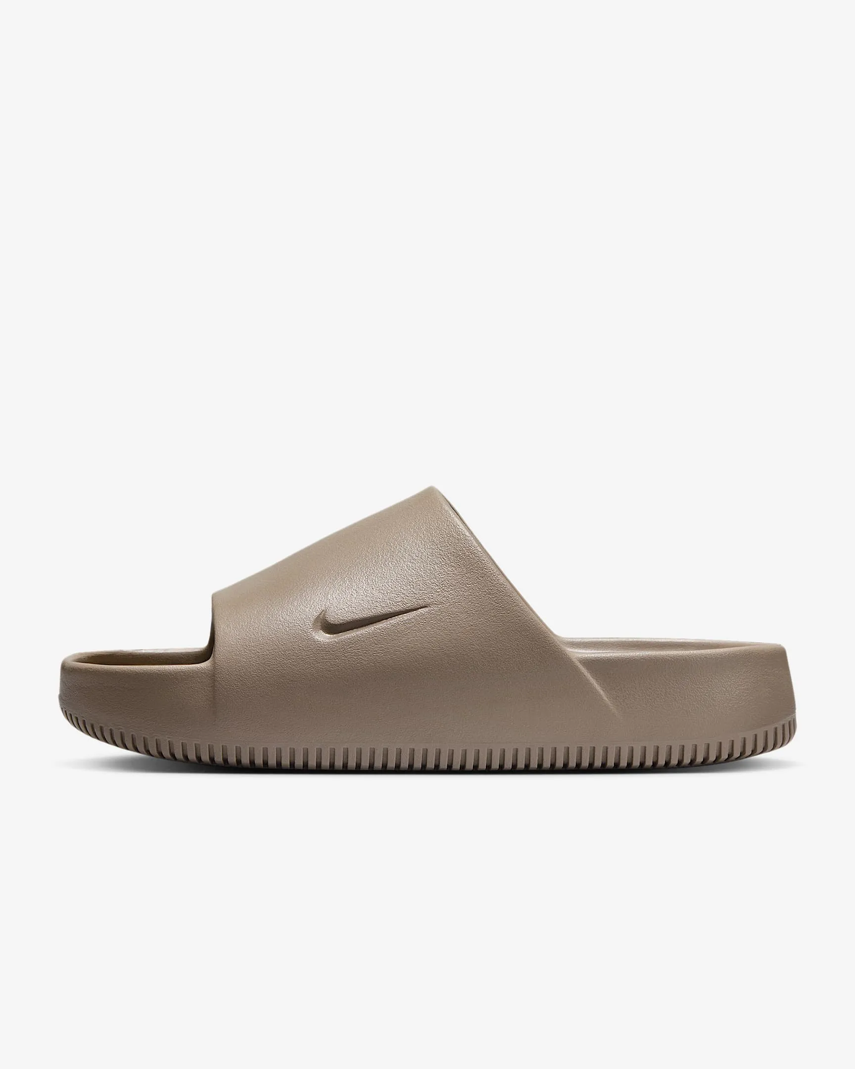 Nike Women's Calm Slide Shoes - Mink Brown Nike Kd Basketball Shoe
