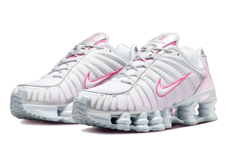 Nike Deadstock Shoes Nike Women's Shox Tl Shoes - Metallic Platinum / Pinksicle / Pink Foam / White / Flat Silver