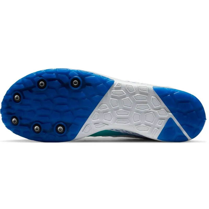 High Pronation Running Shoes Nike Zoom Rival XC Unisex Cross Country Spike - White/Flash Crimson/Black/Hype Jade