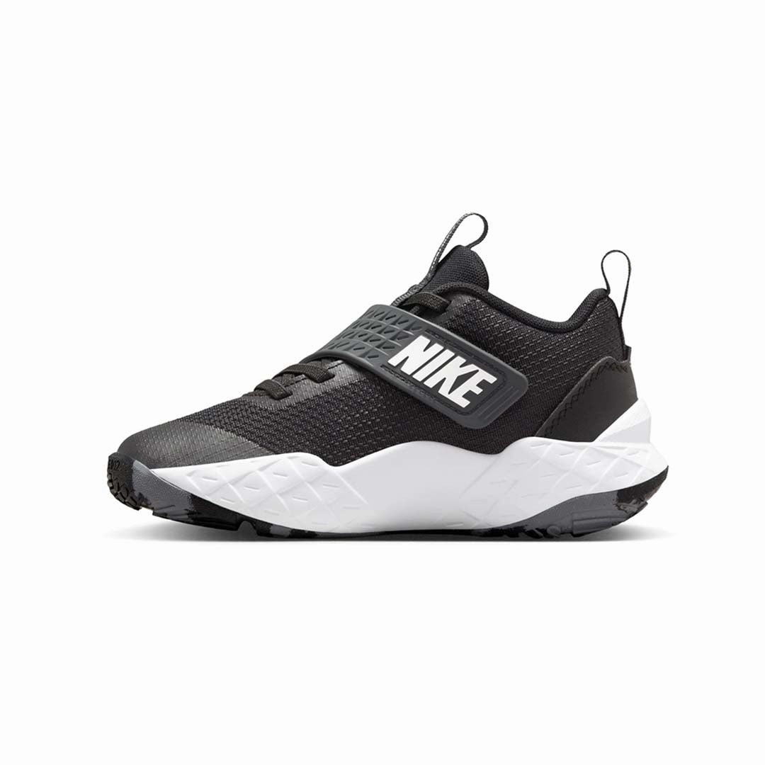 Nike - Kids' (Preschool) Team Hustle D 12 Shoes (HF6280 002) Native American Basketball Shoes