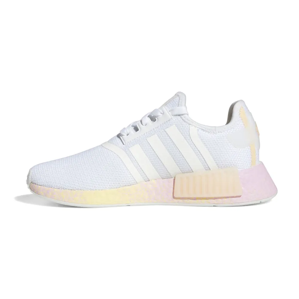 Adidas Silver Taekwondo Shoes NMD R1 Lace Up Sneakers