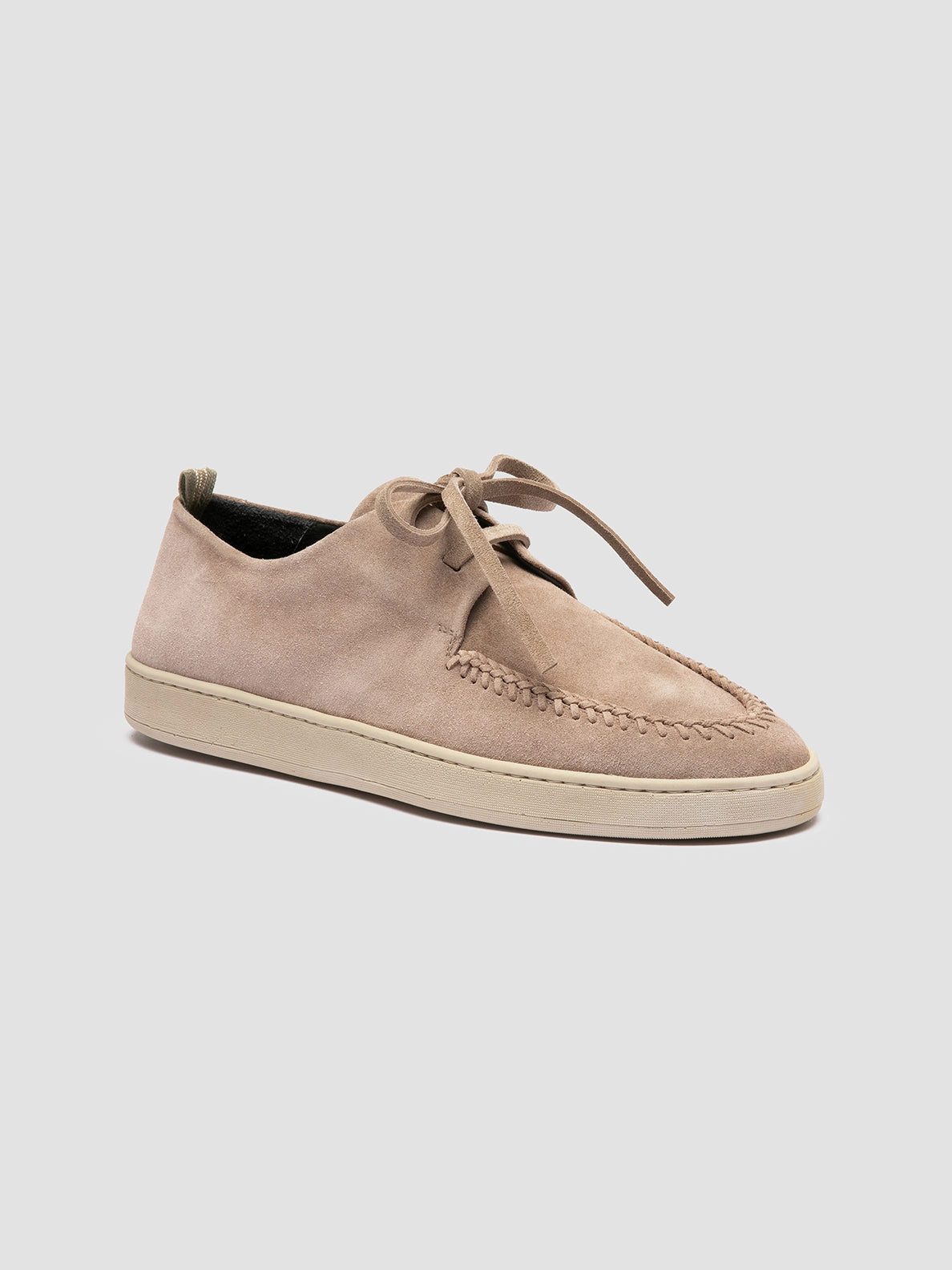 HERBIE 012 - Taupe Suede Derby Shoes Loafers Bread Twp