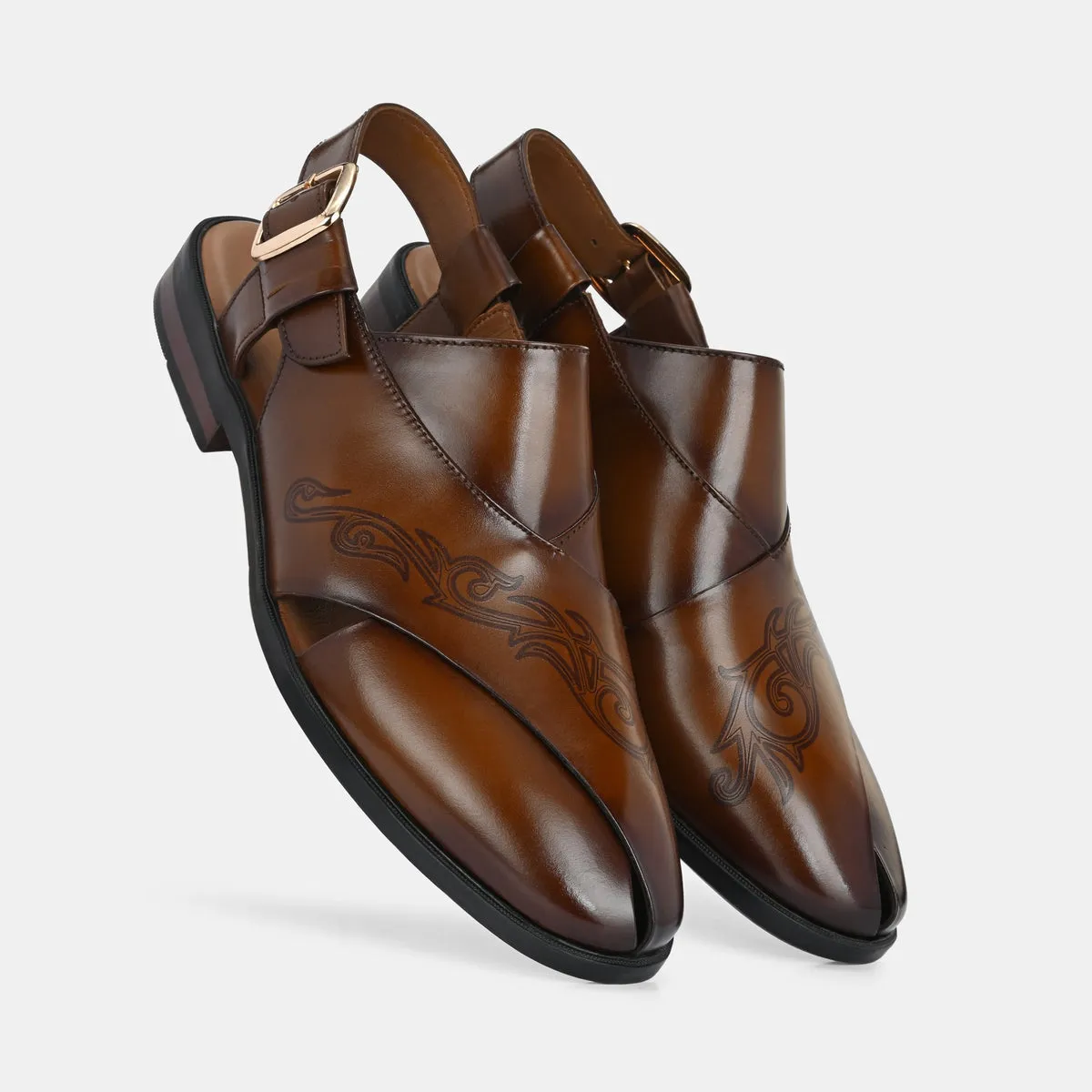 Keen Whisper Sandals Noble Hand Painted Leather Peshawari Sandals