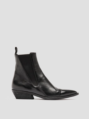 Luro Boots NOELIE DD 101 - Black Leather Chelsea Boots