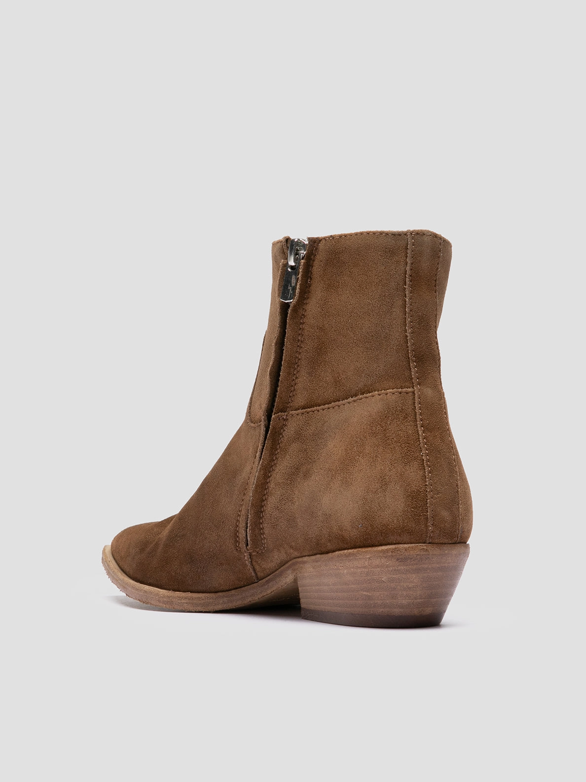 NOELIE DD 102 - Brown Suede Zipped Boots Ariat Composite Toe Boots
