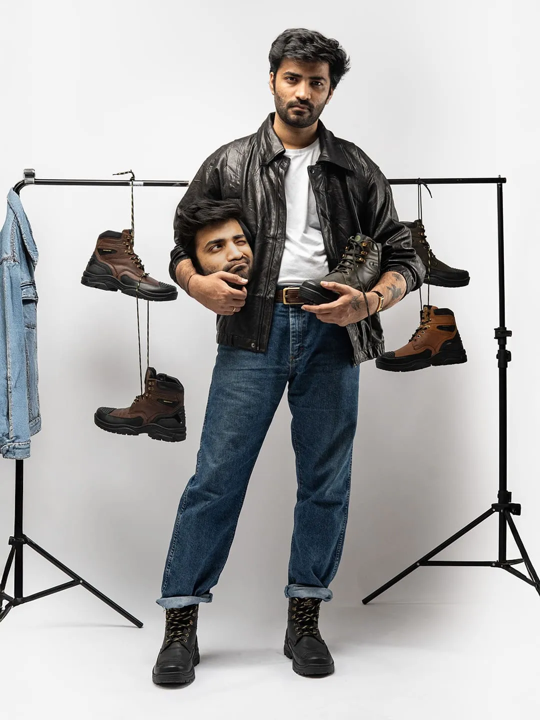 Best Work Boots Bacca Bucci PROTECTOR Leather Motorcycle Boots for Men