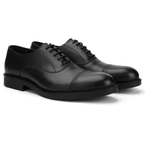 Twill Vs Oxford Brio Premium Oxford Shoes - (black)
