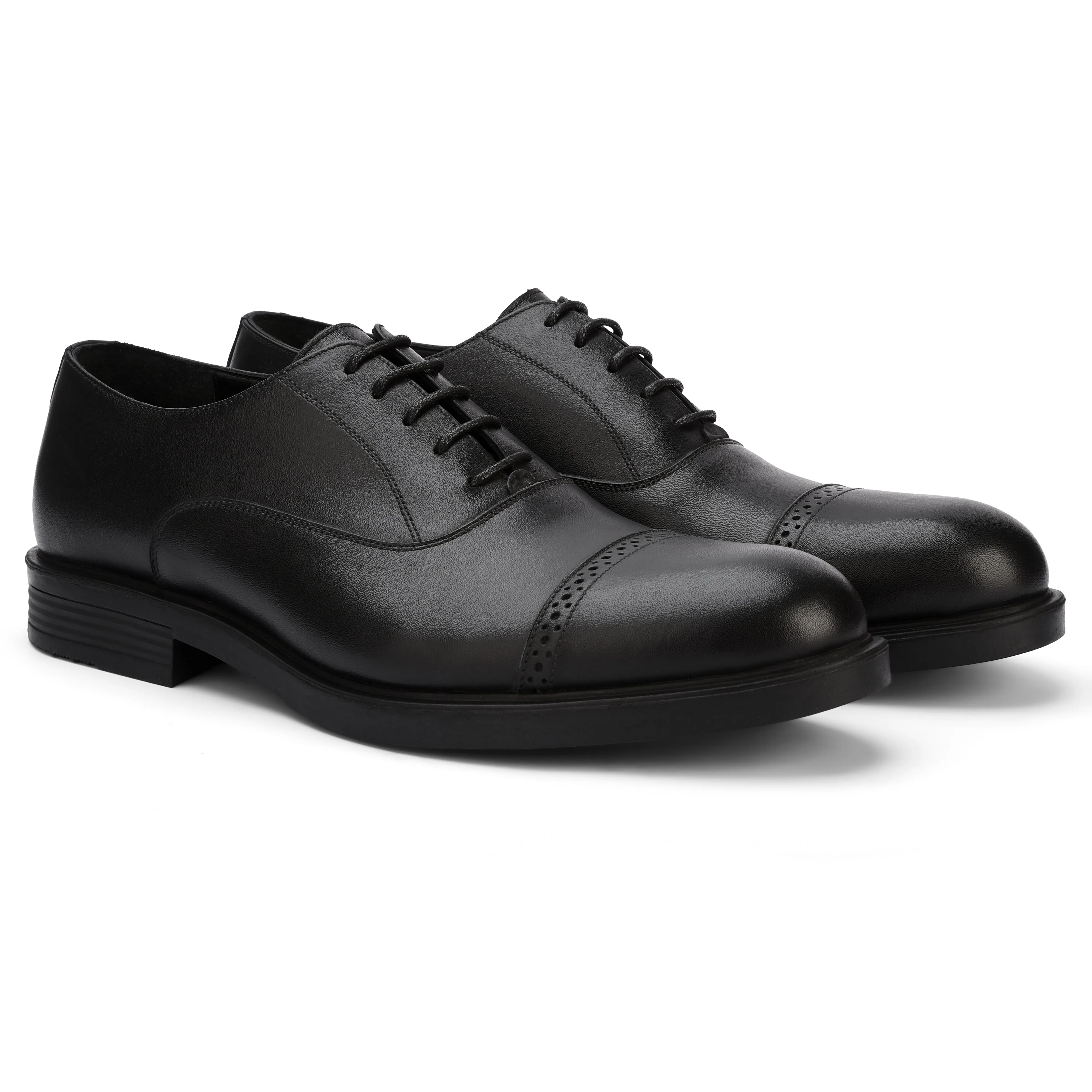 Brio Premium Oxford Shoes - (black) Long Sleeve Oxford Shirts