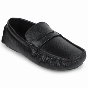House Of Harlow Loafers Fortune Black Formal Loafers For Men CLASSIK-2E By Liberty