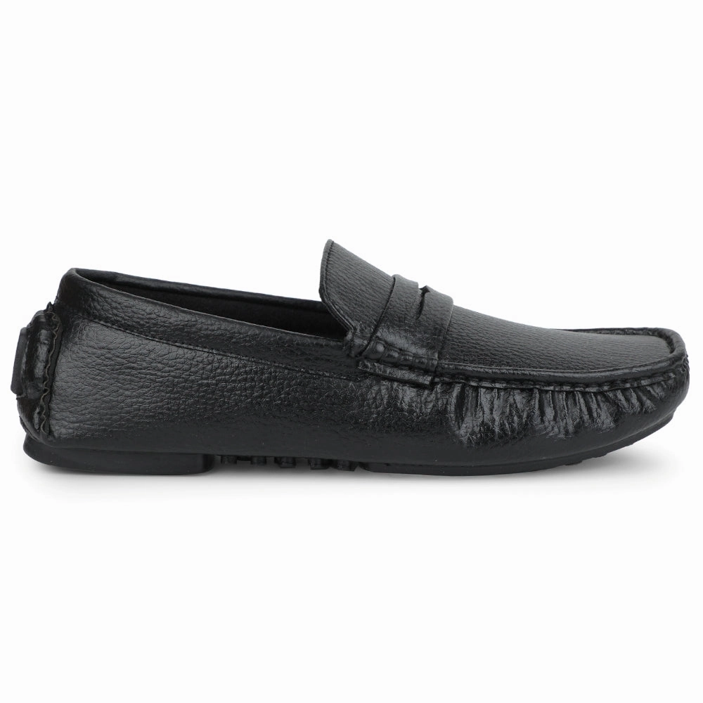 Everleigh Loafers Fortune Black Formal Loafers For Men CLASSIK-2E By Liberty