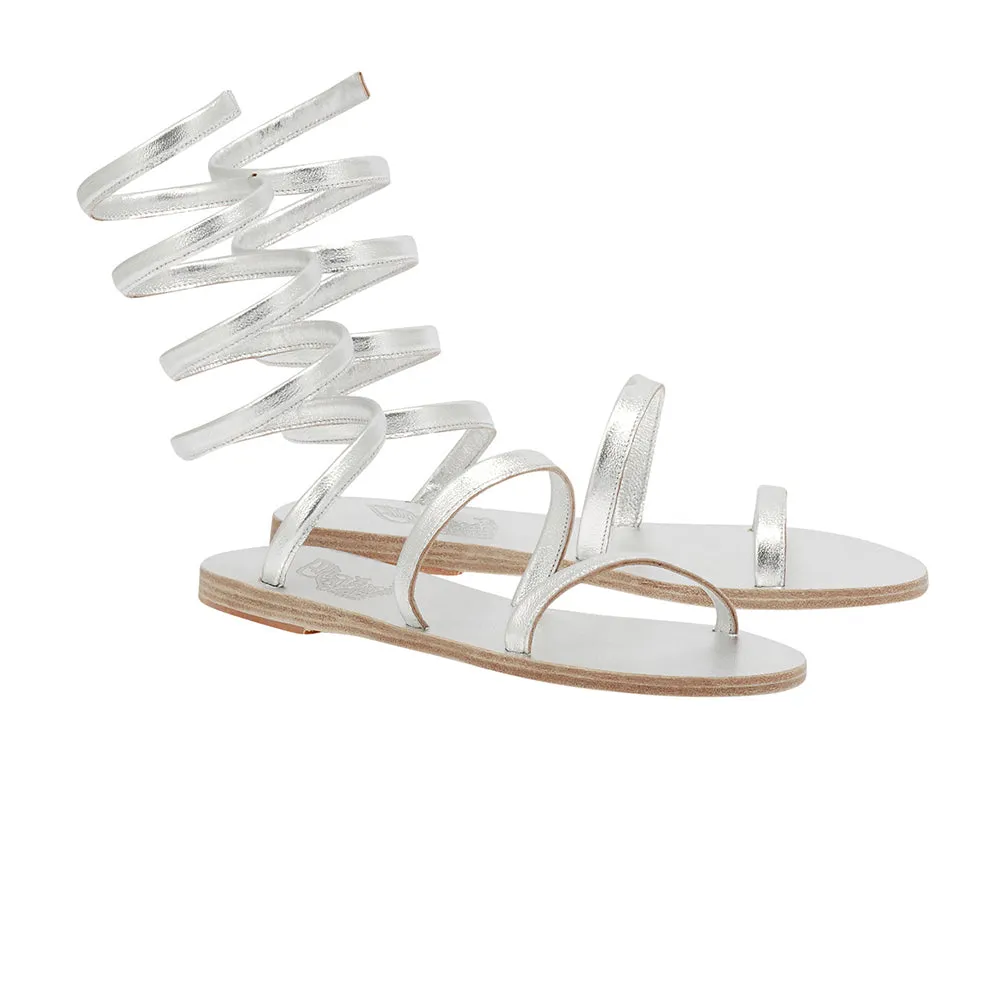 Double Wide Width Sandals Arch Support Ofis All Silver