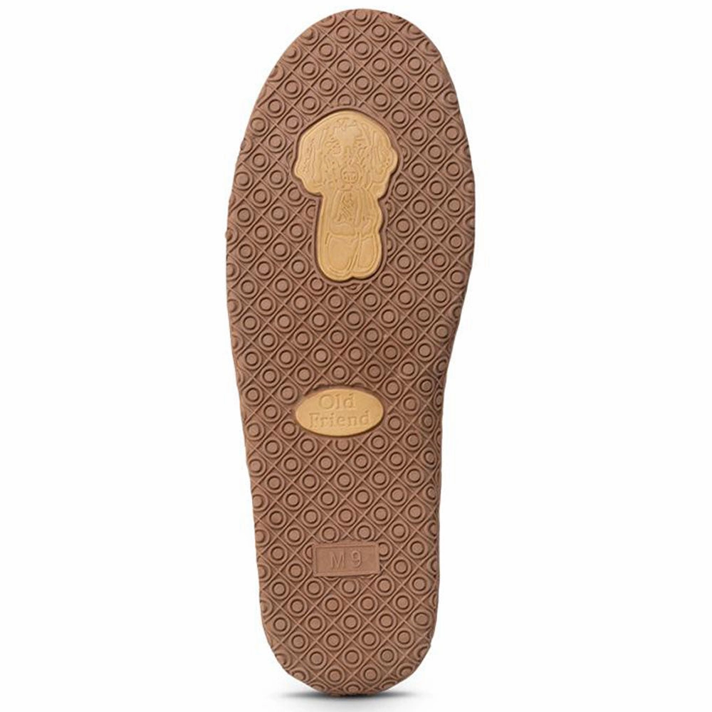 Brown Sheepskin Slippers Old Friend Adjustable Boot Chestnut (Men's)