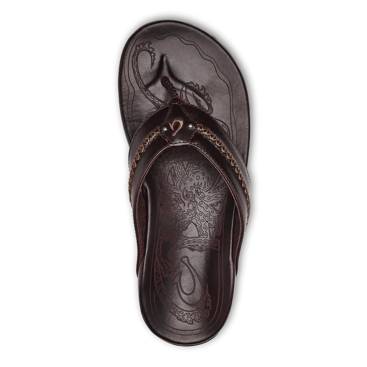 Olukai Men's Mea Ola Dark Java Teva Midform Universal Sandals
