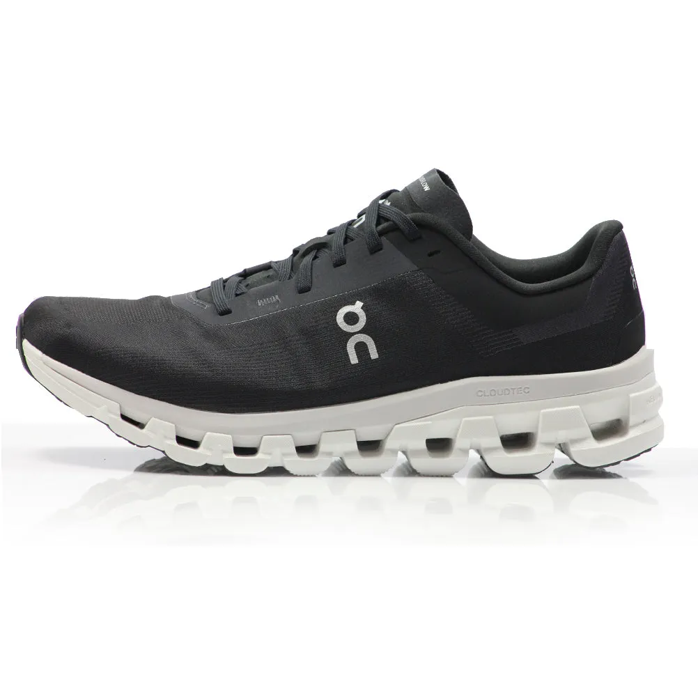On Cloudflow 4 Men's Running Shoe - Black/White Hallux Valgus Running Shoes