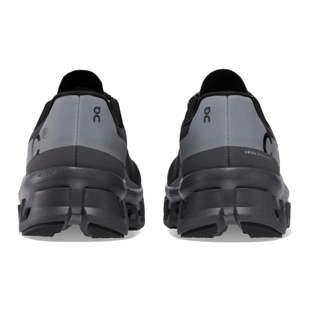 On CloudMonster Lumos Men's Running Shoe - Black Low Profile Running Shoes