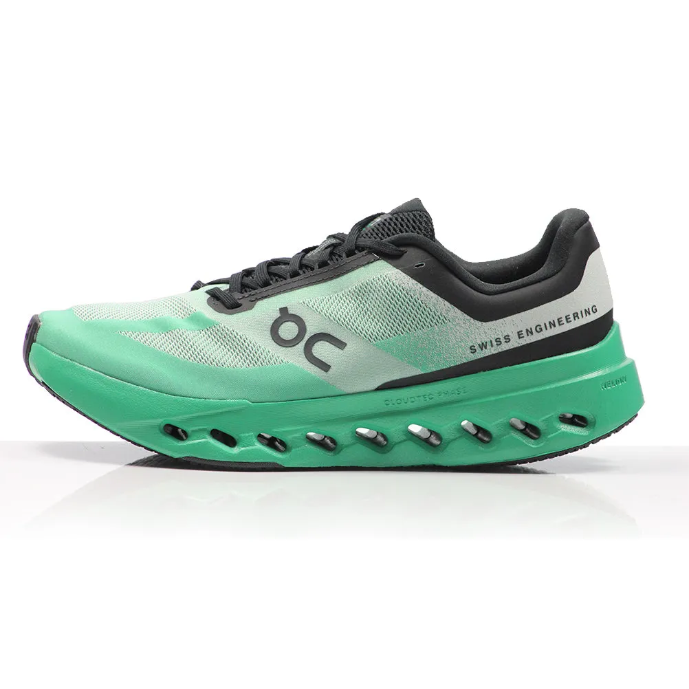 On Cloudsurfer Next Men's Running Shoe - Mint/Black Running Shoes Wide Feet