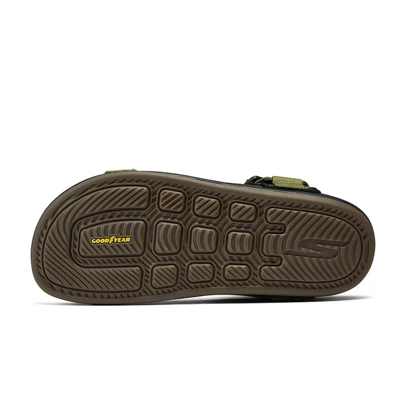 Cute Wide Width Sandals ON-THE-GO HYPER SLIDE SANDALS - OLIVE BLACK