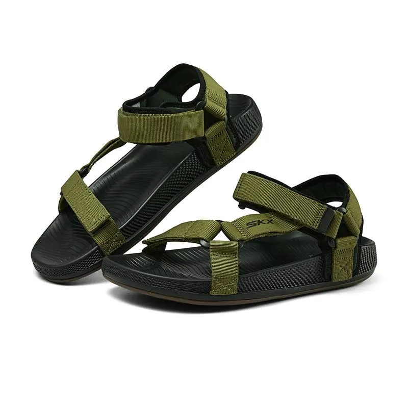ON-THE-GO HYPER SLIDE SANDALS - OLIVE BLACK Glitter Sandals