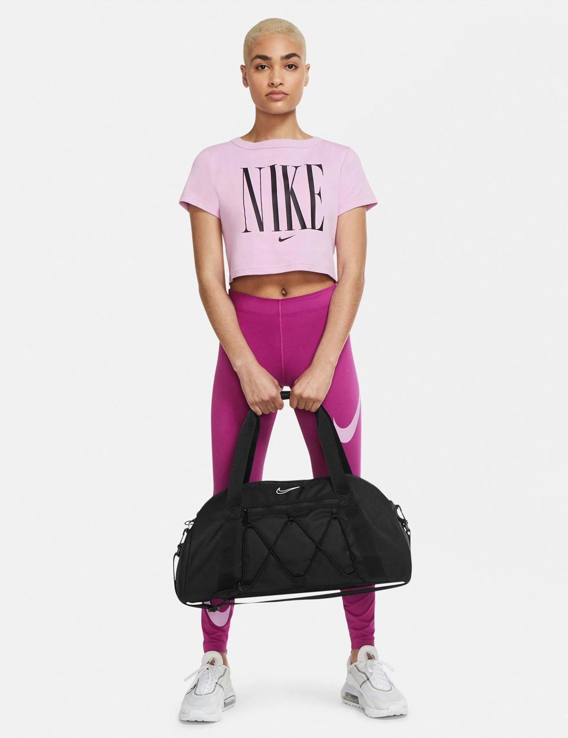 One Club Duffel Bag - Black/White Wide Nike Shoes