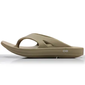 Lightweight Running Shoes OOfos Men's OOriginal Recovery Flip - Taupe
