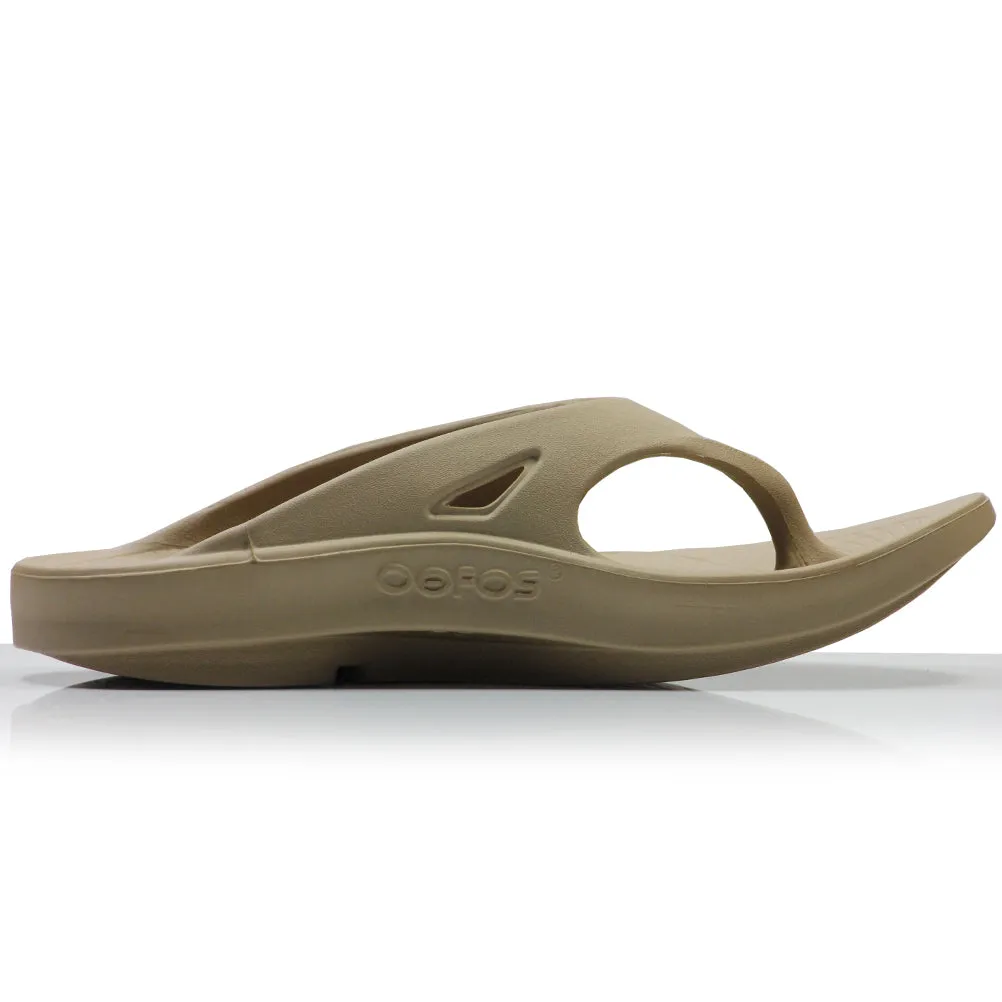 Free Run 3 Shoes OOfos Men's OOriginal Recovery Flip - Taupe