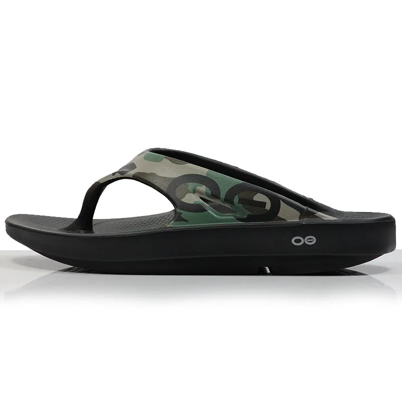 OOfos Men's OOriginal Recovery Flip - Woodland Camo Superblast 2 Running Shoe