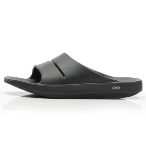 OOfos Unisex OOahh Recovery Slide - Black Buy Running Shoes Online