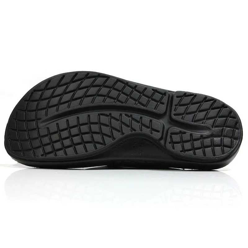Underpronation Running Shoes OOfos Unisex OOriginal Recovery Flip - Black