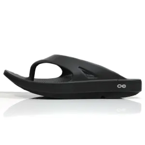 Slip On Running Shoe OOfos Unisex OOriginal Recovery Flip - Black