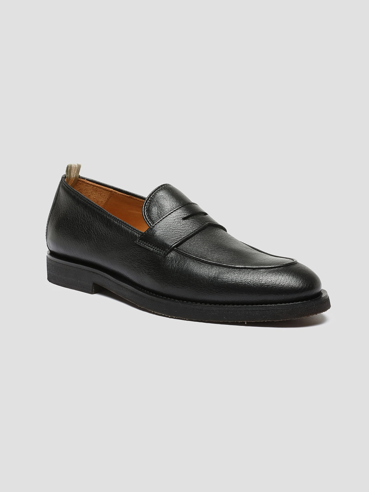 OPERA FLEXI 101 - Black Leather Penny Loafers Meermin Loafers