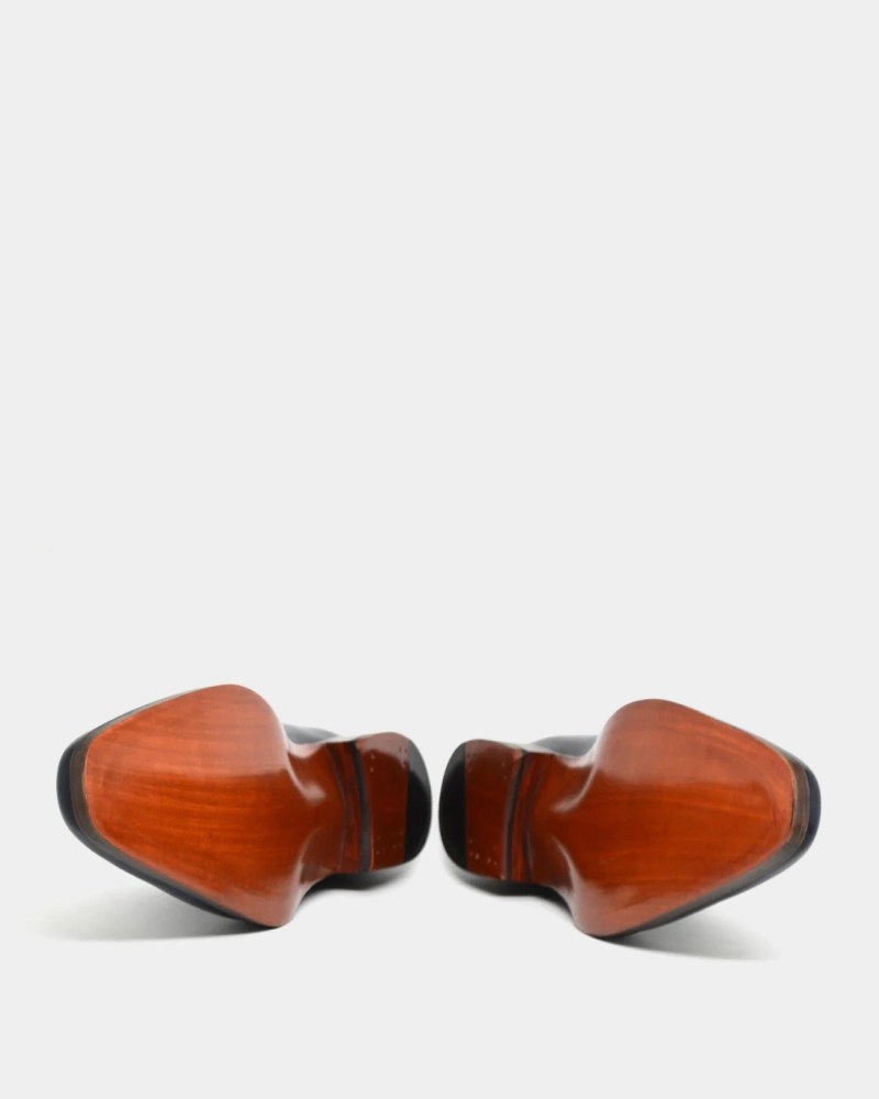 Outlet - Miquel - Museum Blue - Louvre Leather Sole Oxfords