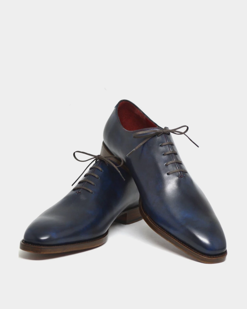 Outlet - Miquel - Museum Blue - Louvre Blue And White Saddle Oxfords