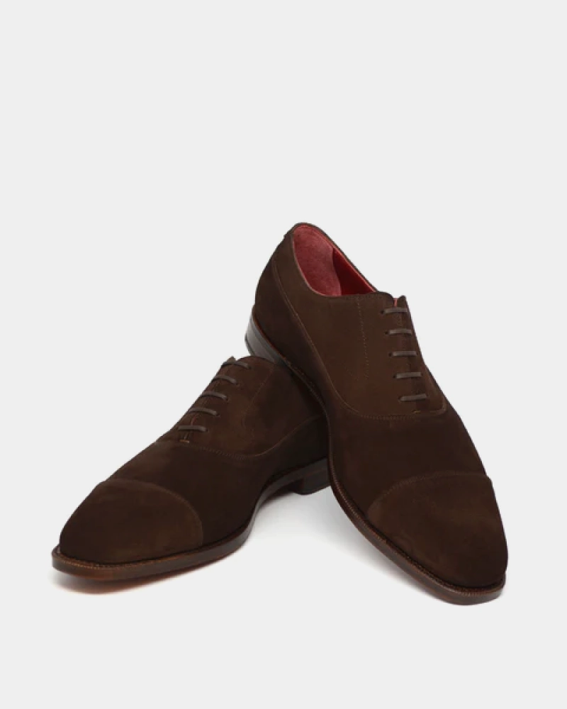 Oxfords Leather Outlet - Robert - Brown Suede - 888