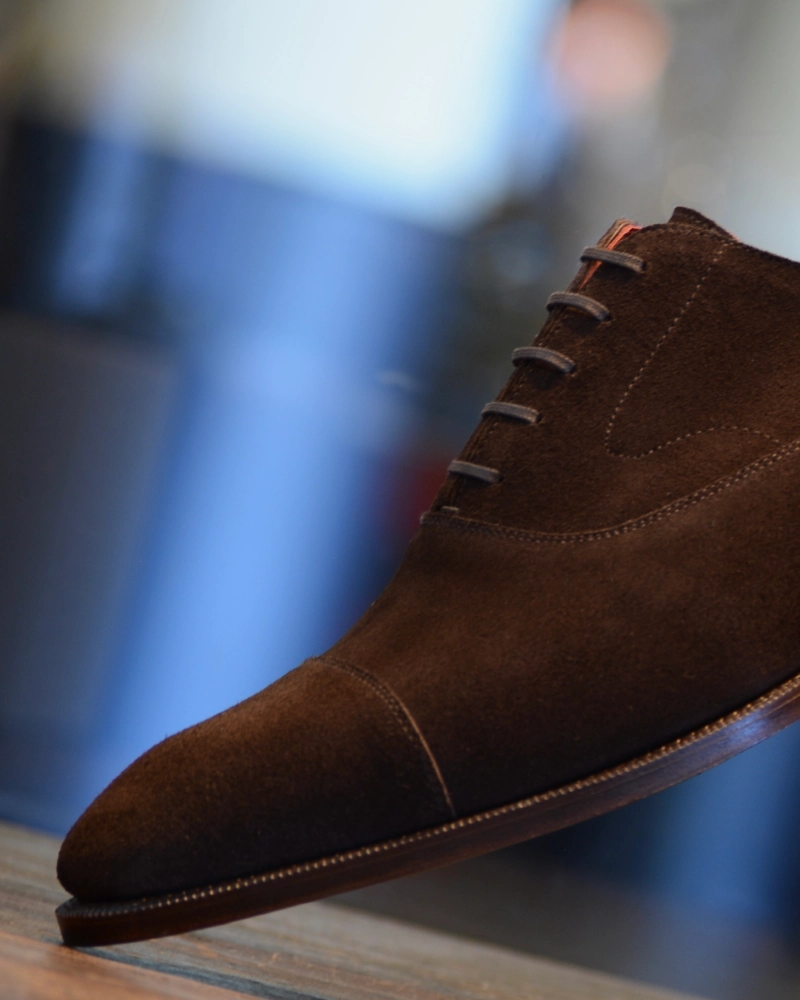 Zerogrand Stitchlite Wingtip Oxford Outlet - Robert - Brown Suede - 888