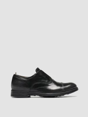 CHRONICLE 003 - Dark Grey Leather Oxford Shoes Oxford Masters Gown