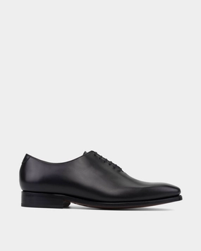 Oxford Style Shoe Vincent Black Calf Wholecut in 722
